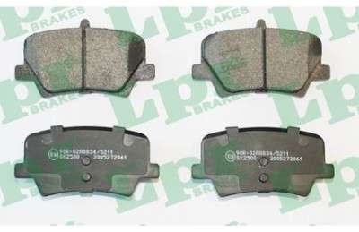 Volvo brake pad set - rear 99x48.8x17.1