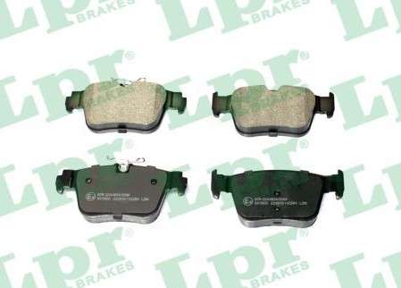 Audi brake pad set - rear 122.8x55.7/57.8x16