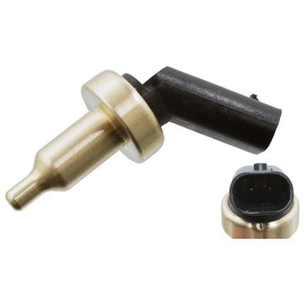 Mini coolant temp sender unit, 2 PIN BLACK