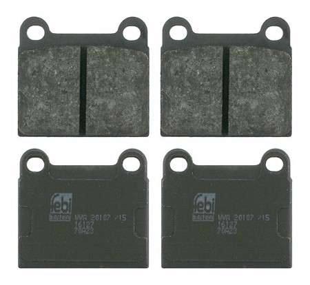 Volvo brake pad set - rear, 62x56x15