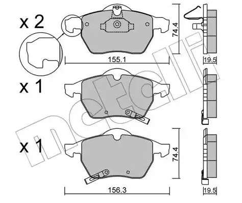 Audi conversion gasket set
