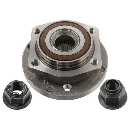 Volvo wheel hub+bearing - front, 135.5mm FLANGE