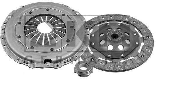 Audi clutch kit for DMF 3pc (230x22x28 SAC REPLACEMENT)