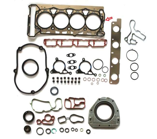 Audi overhaul gasket set - MLS WITH EXTRA OIL HOLE