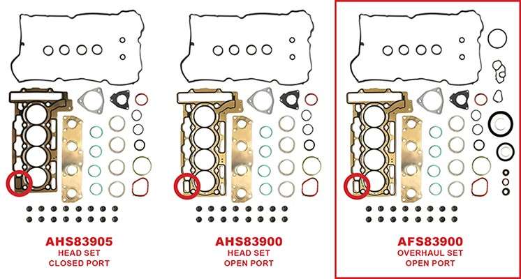 Mini overhaul gasket set - MLS
