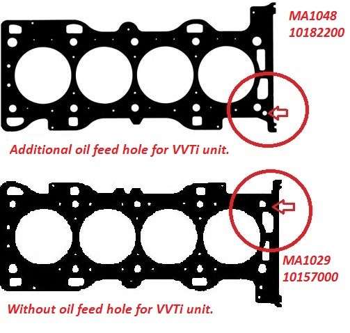 Mazda cylinder head gasket - MLS
