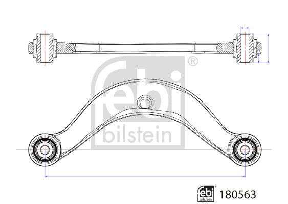 Mazda control arm-rear-upper L or R