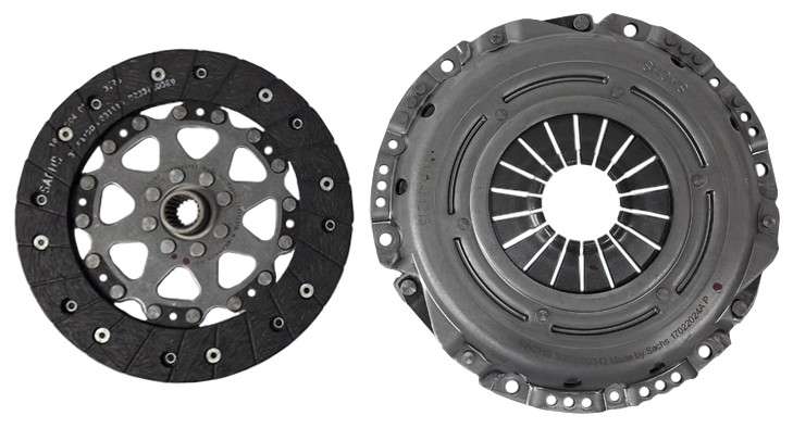 Mahindra clutch kit for DMF 2pc (215x19x21.6, 6 speed)