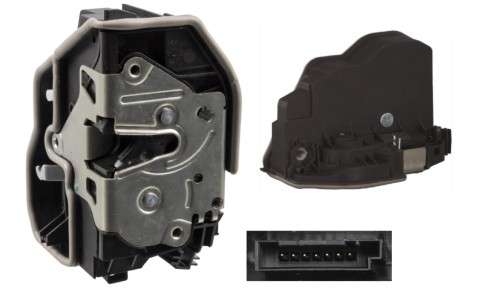 Mini door lock - front right 7 PIN