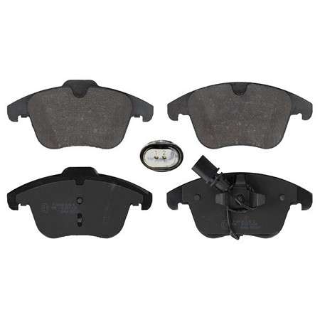 Audi brake pad set F - with sensor, 155.2x66.6x20