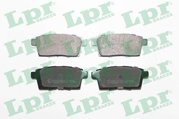 Mazda brake pad set - rear 110.6x45.8x17.5