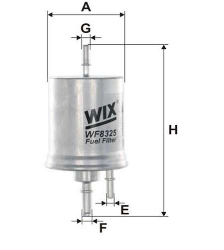 Audi filter - fuel - EFI 177x74