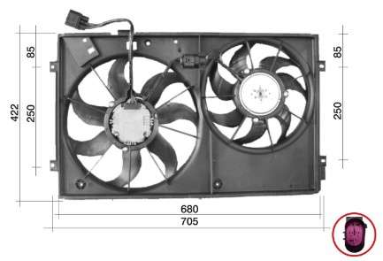 Audi radiator fan-electric (150/220W 4 PIN)