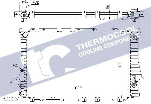 Audi radiator-cooling-aluminium 632x409x26