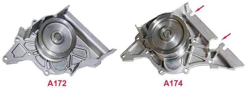 Audi water pump 33.5mm PULLEY