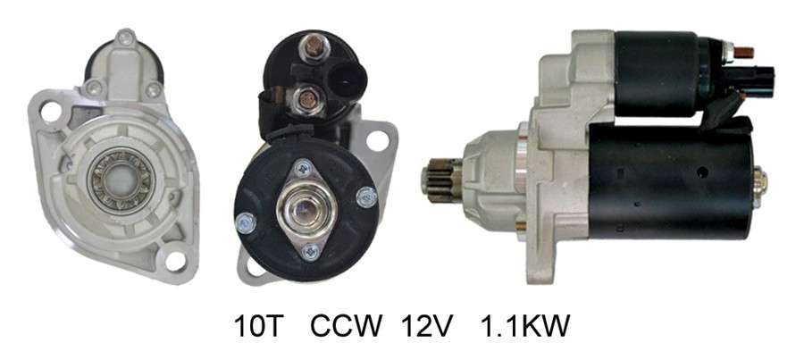 Audi starter motor - 12 volt 10T 12V 1.4KW