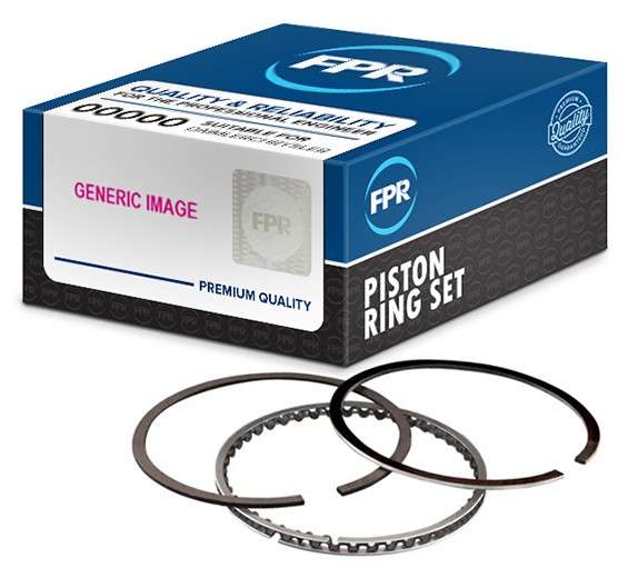 Mini piston ring set 4 cyl 1.5x1.5x3 (000)