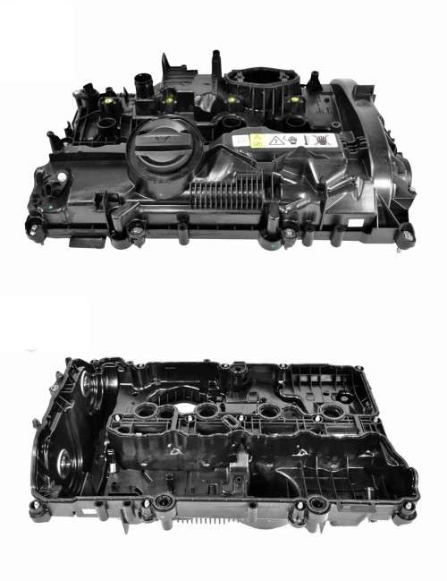 Mini valve cover-inbuilt PCV valve