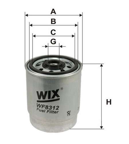 Volvo filter - fuel - paper - DIES/WATER SEPERATOR - s60/xc90