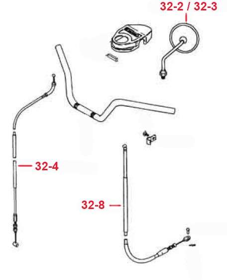 Suzuki accelerator cable