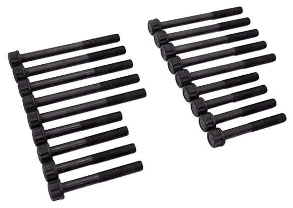 Kia cyl head stretch bolt set (18) 10x131.5mm/8x93mm M12
