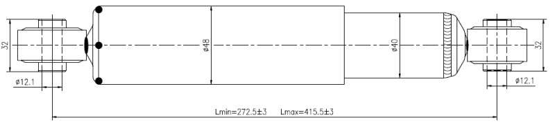 Suzuki Gold shock absorber-gas-rear L or R