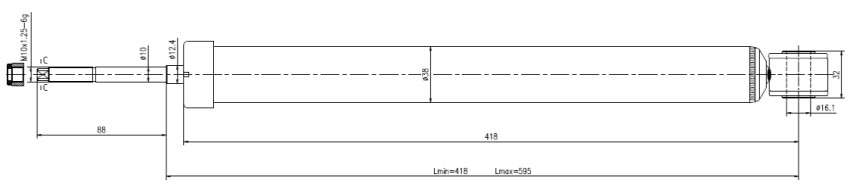 Suzuki Gold shock absorber-gas-rear L or R