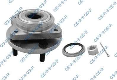 Chrysler wheel hub+bearing - front 140mm FLANGE 15" wheels