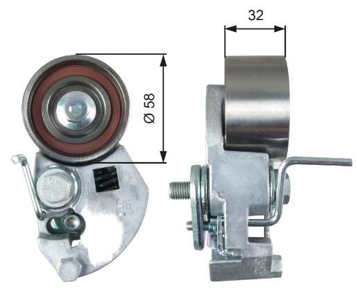 Kia tensioner - timing belt 58x32