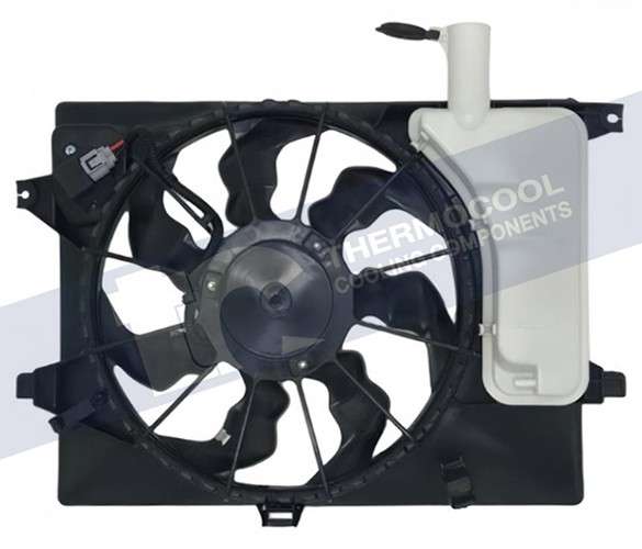 Kia radiator fan-electric - INCL COOLANT BOTTLE