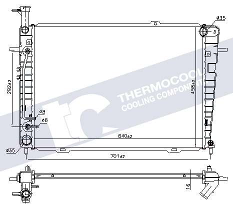 Kia radiator-cooling-aluminium 640x458x22