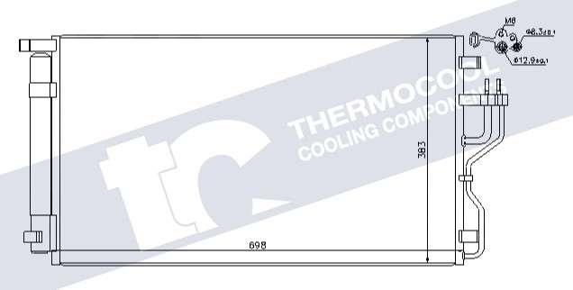 Kia aircon condensor 698x383