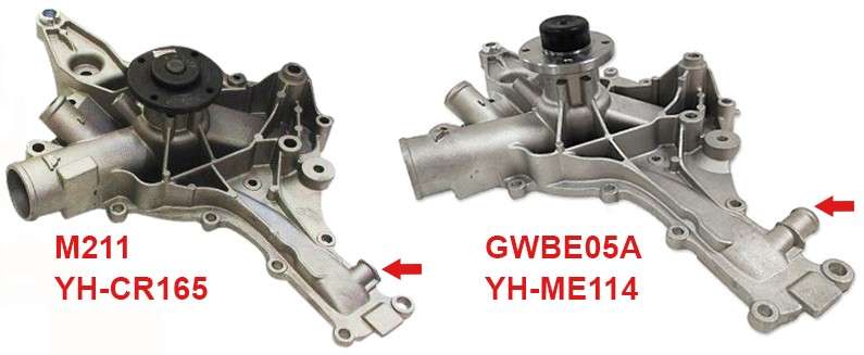 Chrysler water pump