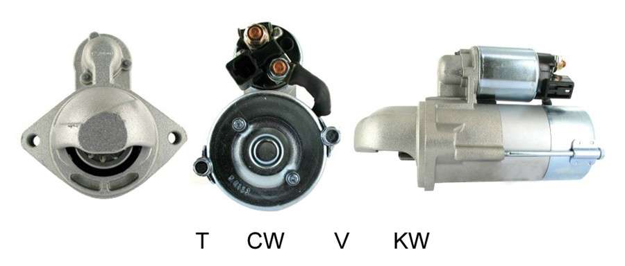 Kia starter motor - 12 volt 11T 2KW CW 12V