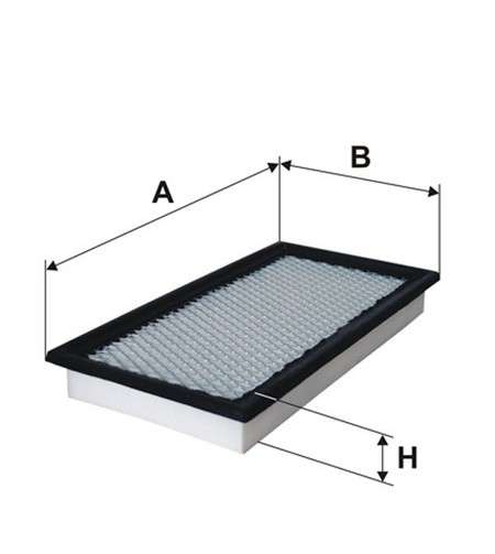 Dodge filter - air - panel 325x167x40
