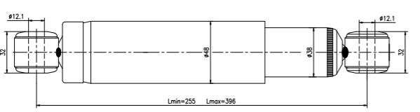 Daewoo GOLD shock absorber-gas-rear L or R