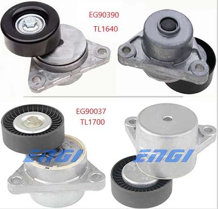 Daewoo tensioner - micro-V belt 76x26 METAL WHEEL