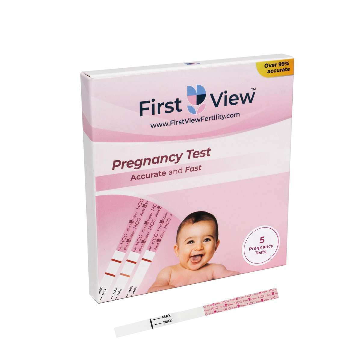 Pregnancy Test 5s SUPPORTED BY AN INTELLIGENT FERTILITY TRACKING APP