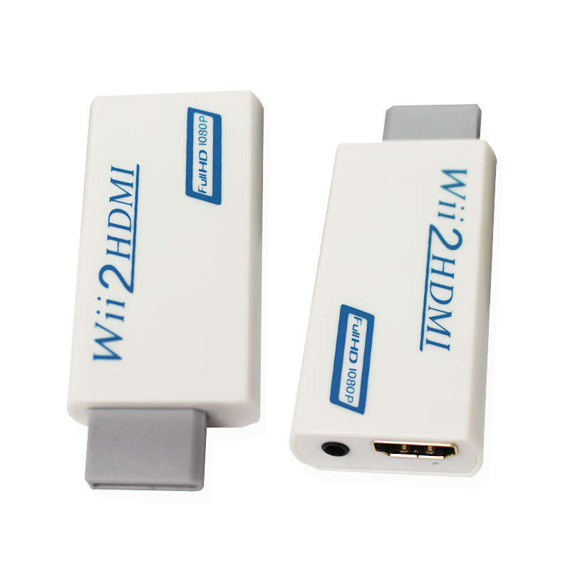 Nintendo Wii To HDMI adapter 3.5mm Audio Video Output