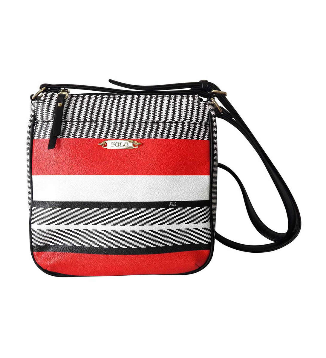 Polo Crossbody Basket Weave