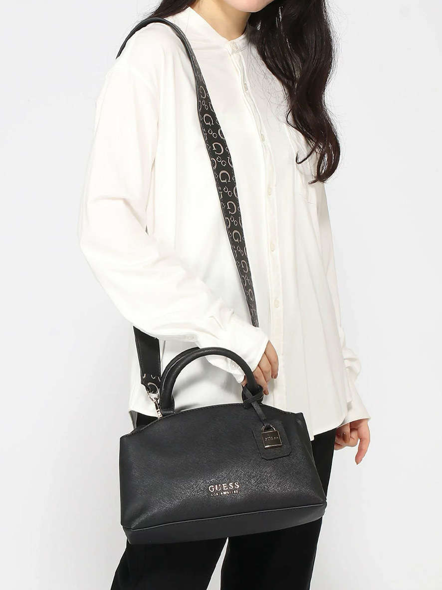 Guess SML Satchel Easley BK