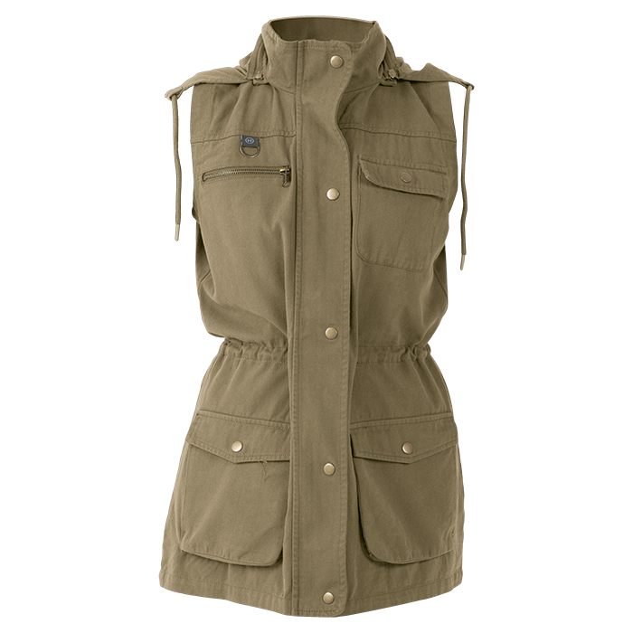 Heritage Sleeveless Utility Jacket Ladies