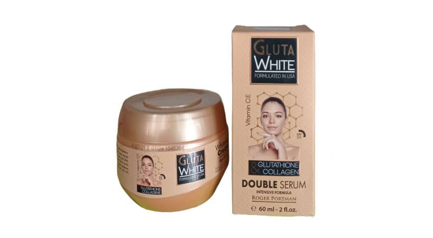 Gluta White Double Serum & Face Cream Age Defying