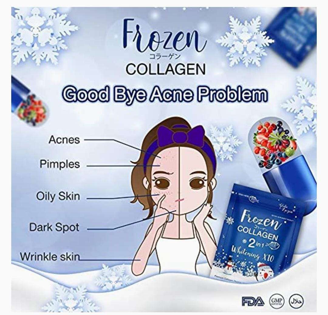 Frozen Collagen Capsules  Antioxidant & Wellness Supplement