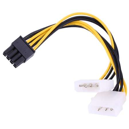 2 X MOLEX(4P) TO 8PIN GFX