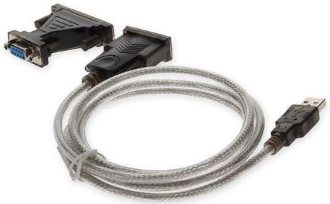 USB TO 9 PIN SERIAL CABLE 1.8M +25PIN