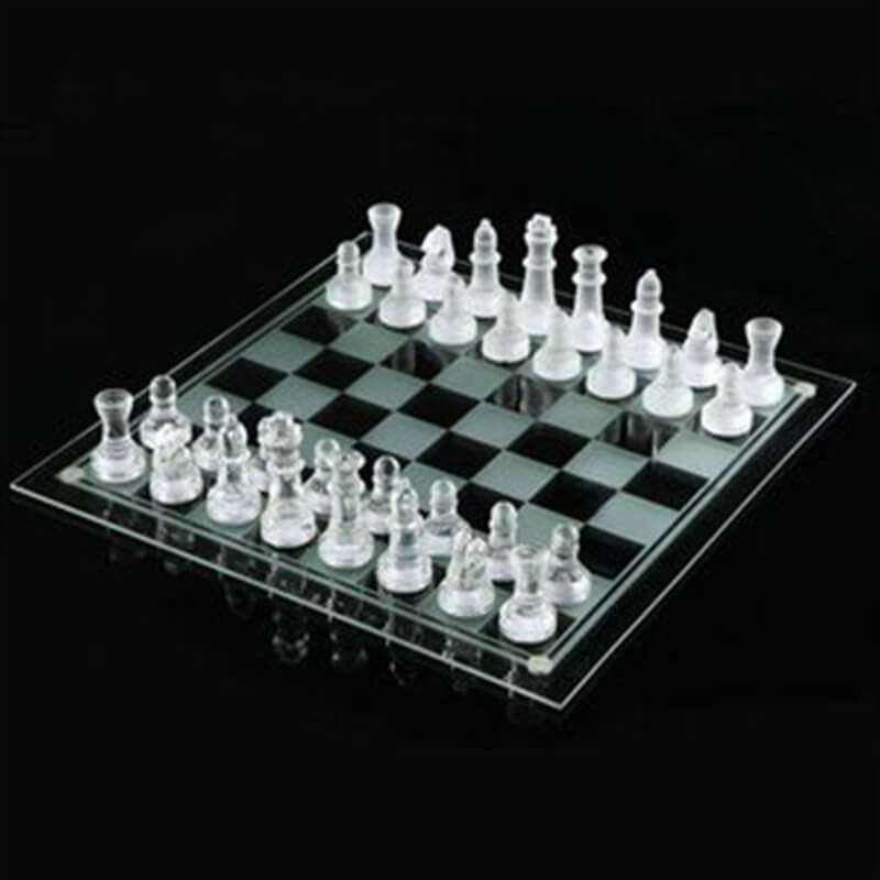 Glass Chess Set Large