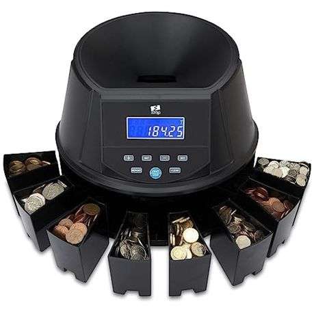Automatic Coin Counter Sorter and Batch Counting