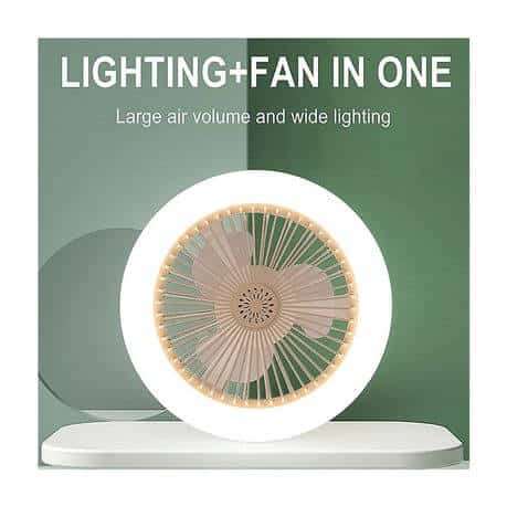 Ceiling Fan with Lighting Lamp