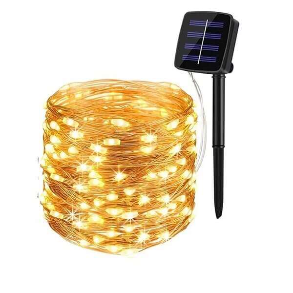 12m 100 LED Solar Color Light Strip
